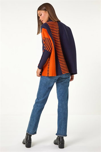 Stripe Colour Block Jumper 16148154