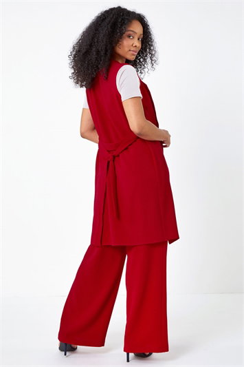 Petite Sleeveless Longline Jacket 15022478