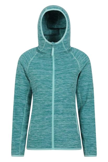 Blue Lleyn Ii Melange Full Zip Hoodie