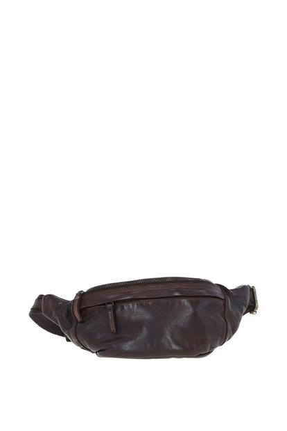 Purple Real Leather Unisex Bum Bag