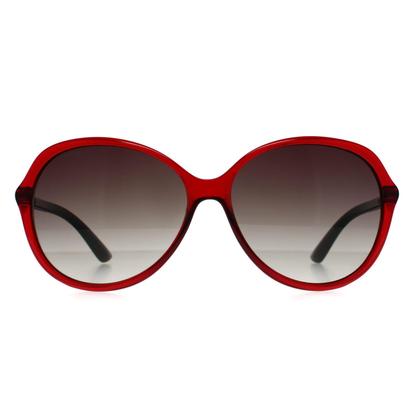 Red Oval Transparent Burgundy Smoke Gradient N2809