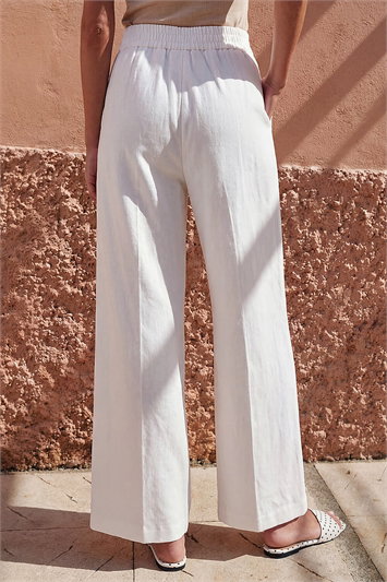 Smart Twill Wide Leg Pocket Trouser 18056238