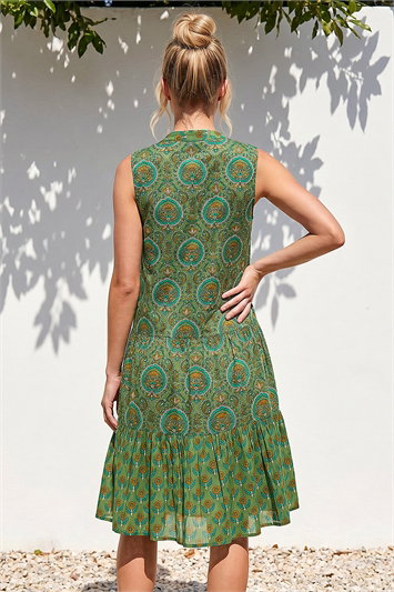 Petite Paisley Print Tunic Dress 14909240
