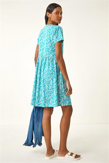 Abstract Print Jersey Dress 14741502