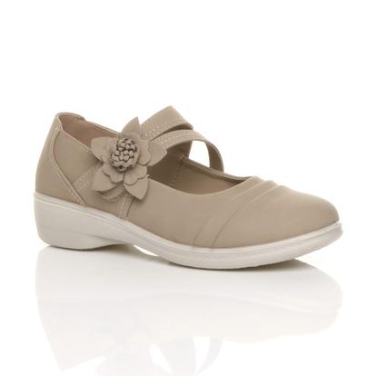 Purple Flat Comfort Mary Jane Shoes