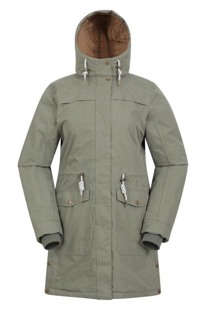 Green Acorn Waterproof Borg Lined Padded Parka