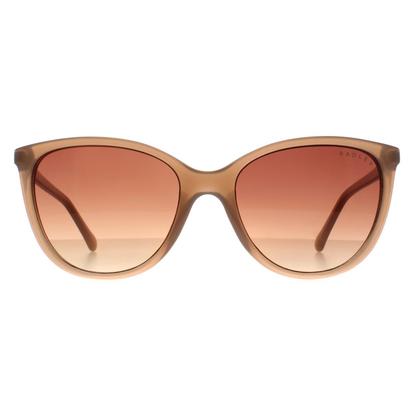 Cream Cat Eye Gloss Crystal Nude And Painted Blue Brown Gradient Fionn