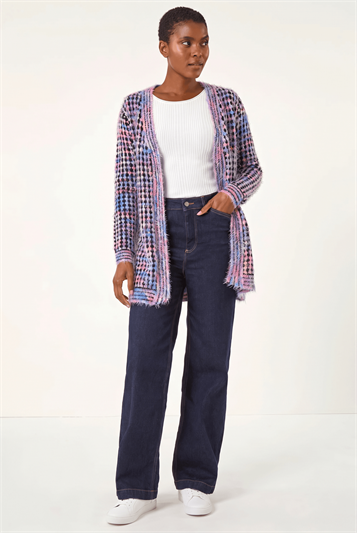 Spacedye Fluffy Cardigan 16119541