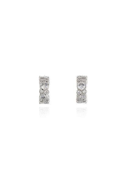 Metallic Cachet London Halia 10Mm Silver Earrings