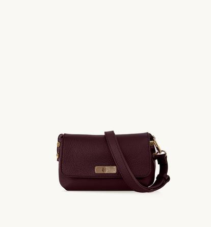 Red The Maisie Mini Port Leather Bag