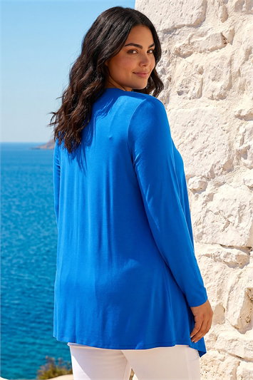 Curve Waterfall Longline Cardigan 19432580