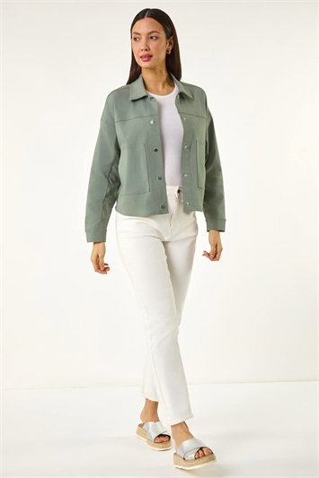 Green Patch Pocket Jacket