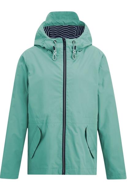 Pink Bayletta Grid Distress Waterproof Jacket