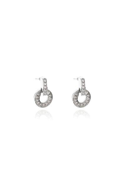 Metallic Cachet London Elana Silver Drop Earrings