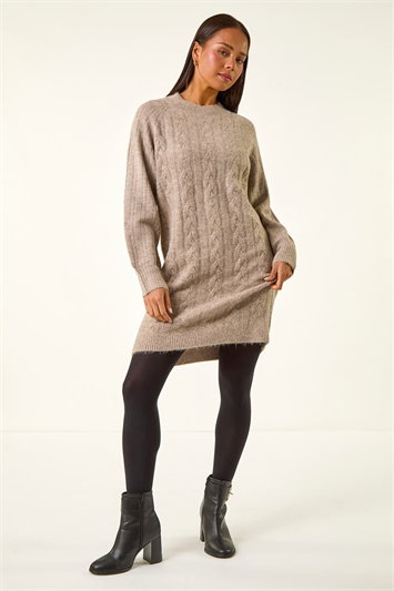Petite Cable Knit Shift Dress 14812688
