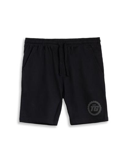Black Top Gear Logo Unisex Black Shorts