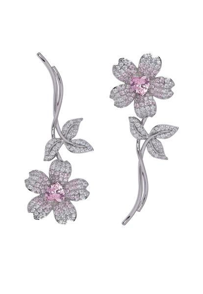 Pink Diva Modern Daisy Earrings
