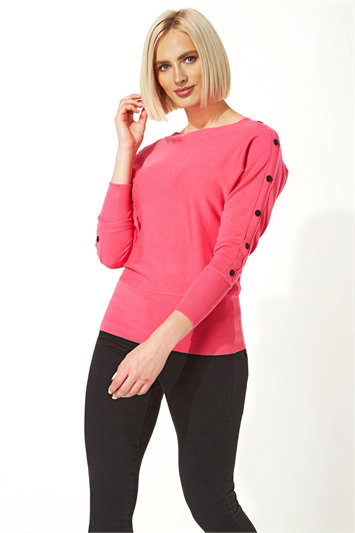 Pink Hardware Detail Jumper