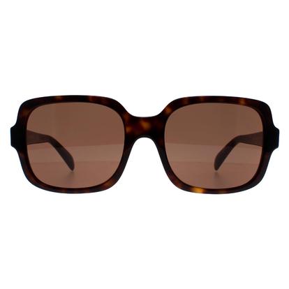 Brown Square Shiny Havana Dark Brown Ea4195