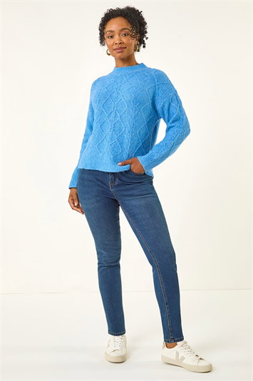 Petite Cable Knit Jumper 16213709