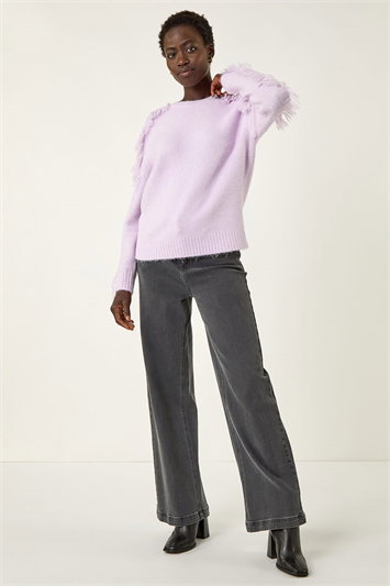 Tassel Crew Neck Knit 16245348