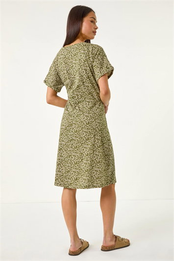 Petite Disty Floral Tie Waist Dress 14710740