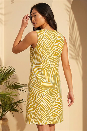 Petite Buttoned Shift Dress 14881398