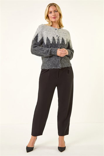 Petite Bobble Buttoned Knit Cardigan 16306836