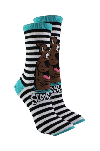 Multi Ladies Scooby Doo Socks | Funny Cartoon Novelty Socks | Scooby Doo Gifts