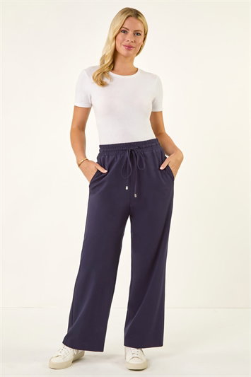 Petite Drawstring Ponte Trouser 18099760