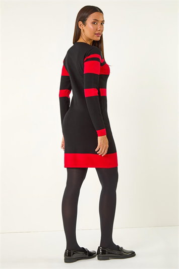 Colour Block Knit Dress 14576578