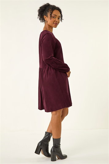 Petite Cord Cotton Mini Dress 14788875