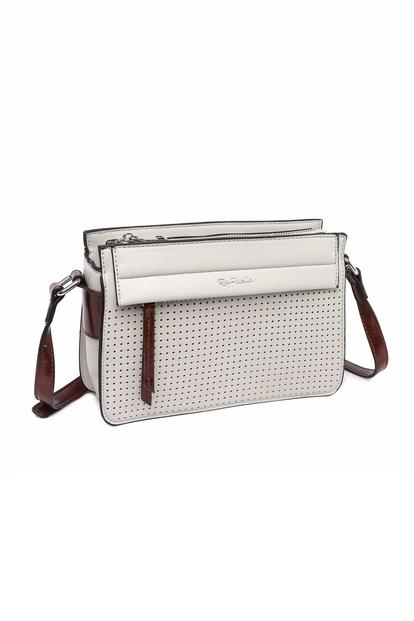 Grey Cross Body Satchel Bag