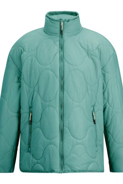 Green Carlotte Quilted Padded Jacket