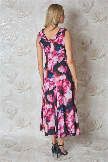Julianna Floral Print Chiffon Dress g9236cer