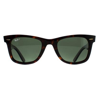 Brown Rectangle Tortoise Green Polarized Sunglasses