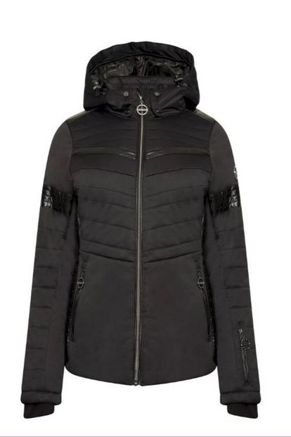 Black Dynamical Ski Jacket