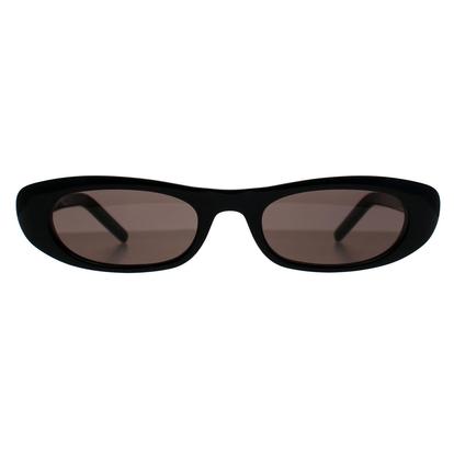 Black Rectangle Shiny Black Grey Sl557