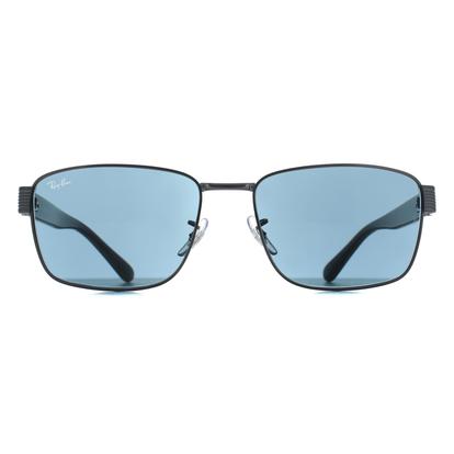 Grey Rectangle Gunmetal Havana Grey Blue Rb3750
