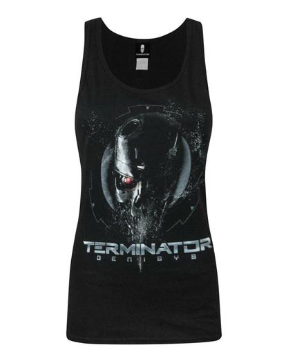 Black Terminator Genisys Endoskeleton Women's Vest