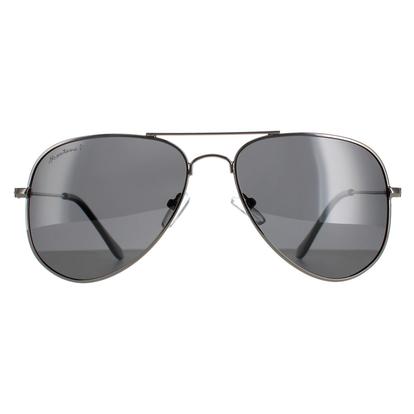 Grey Aviator Gunmetal Smoke Grey Polarized Mp94 Sunglasses