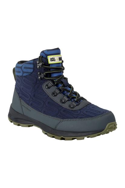 Blue Orla Kiely Birdy Outdoor Hiking Boots