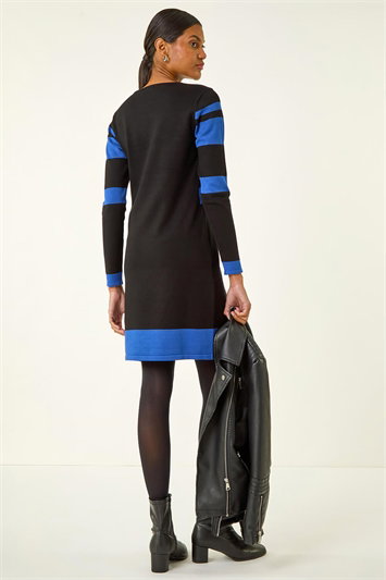Colour Block Knitted Dress 14576580