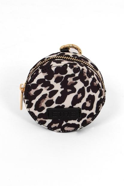 Green Leopard Round Coin Purse