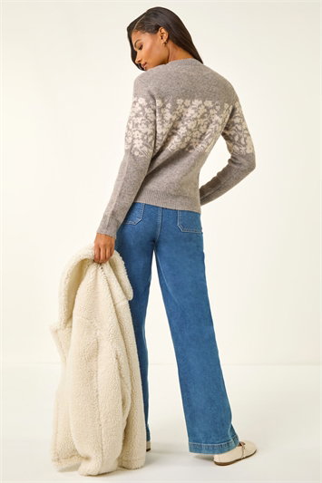 Soft Touch Floral Knit Jumper 16312944