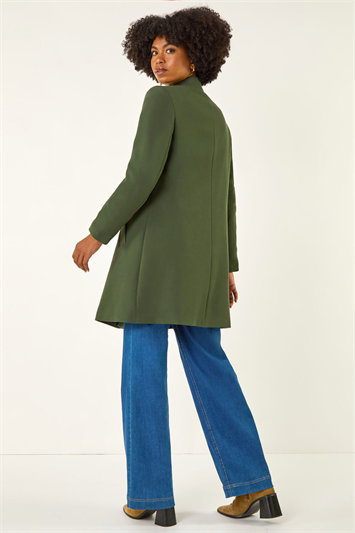 Buttoned Swing Coat 12030440