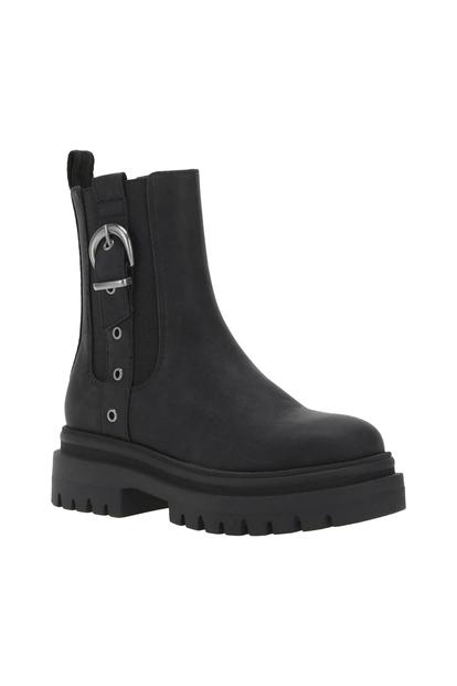 Black Dekko Buckle Ankle Boots