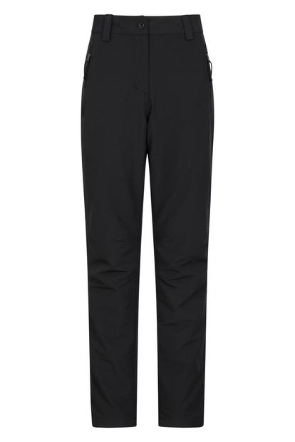 Black Arctic Ii Thermal Fleece Hiking Trousers