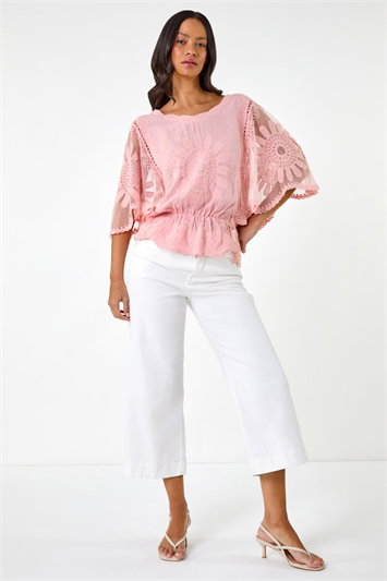 Dusk Sunflower Lace Blouse 20232572