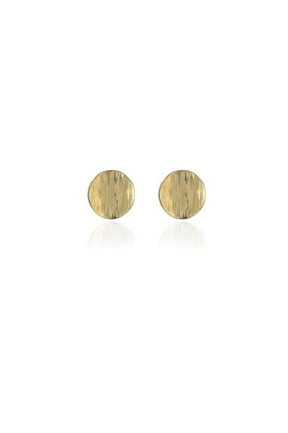 Metallic Cachet London Caspain Gold Clip On Earrings
